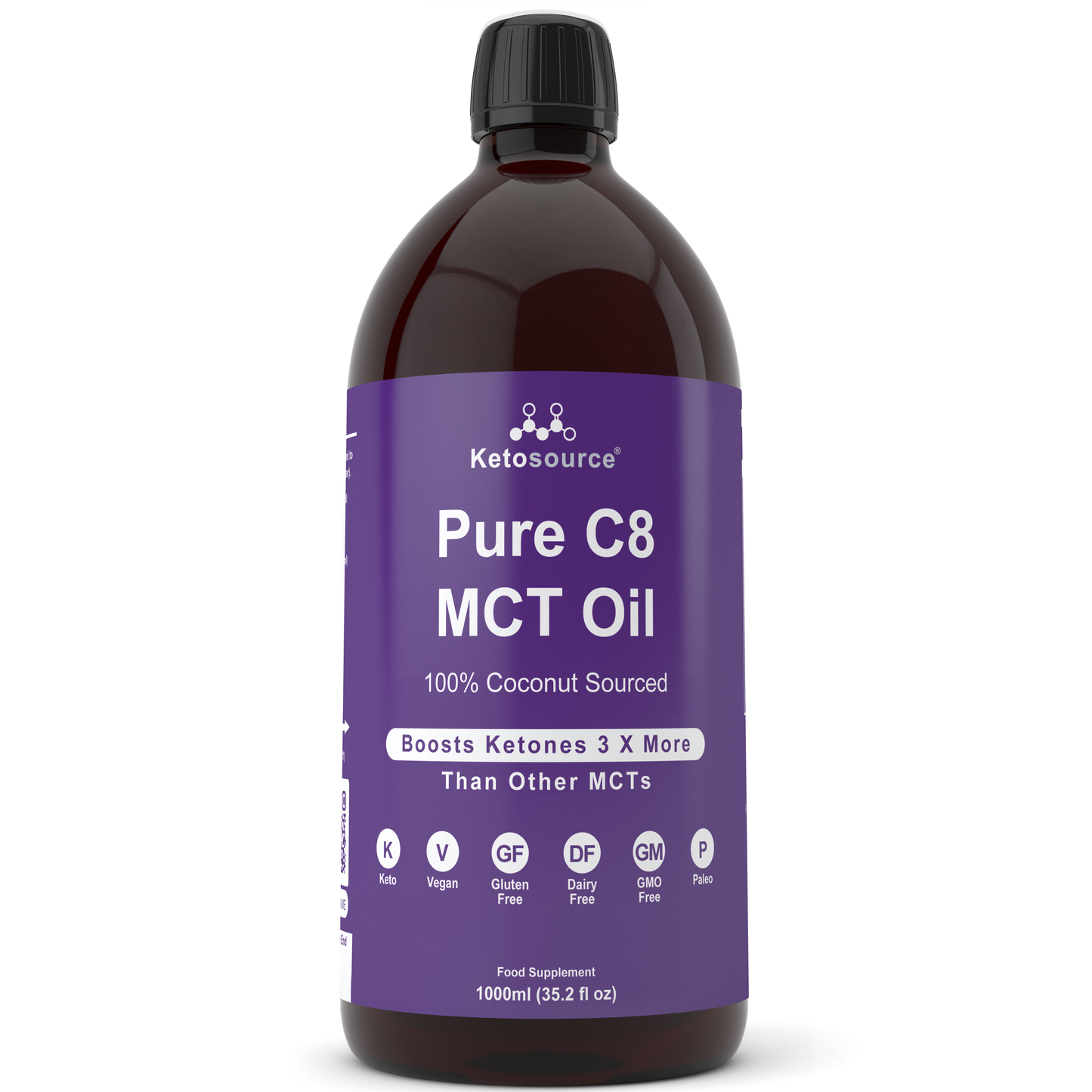 Caja de 20 aceites MCT puros C8 | 1000ml